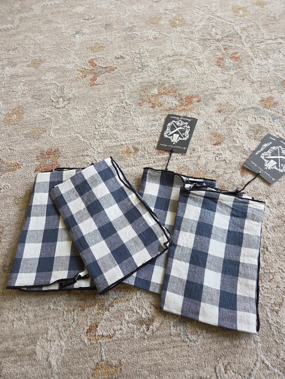 New Set of 6 Maison de Vacances table napkins